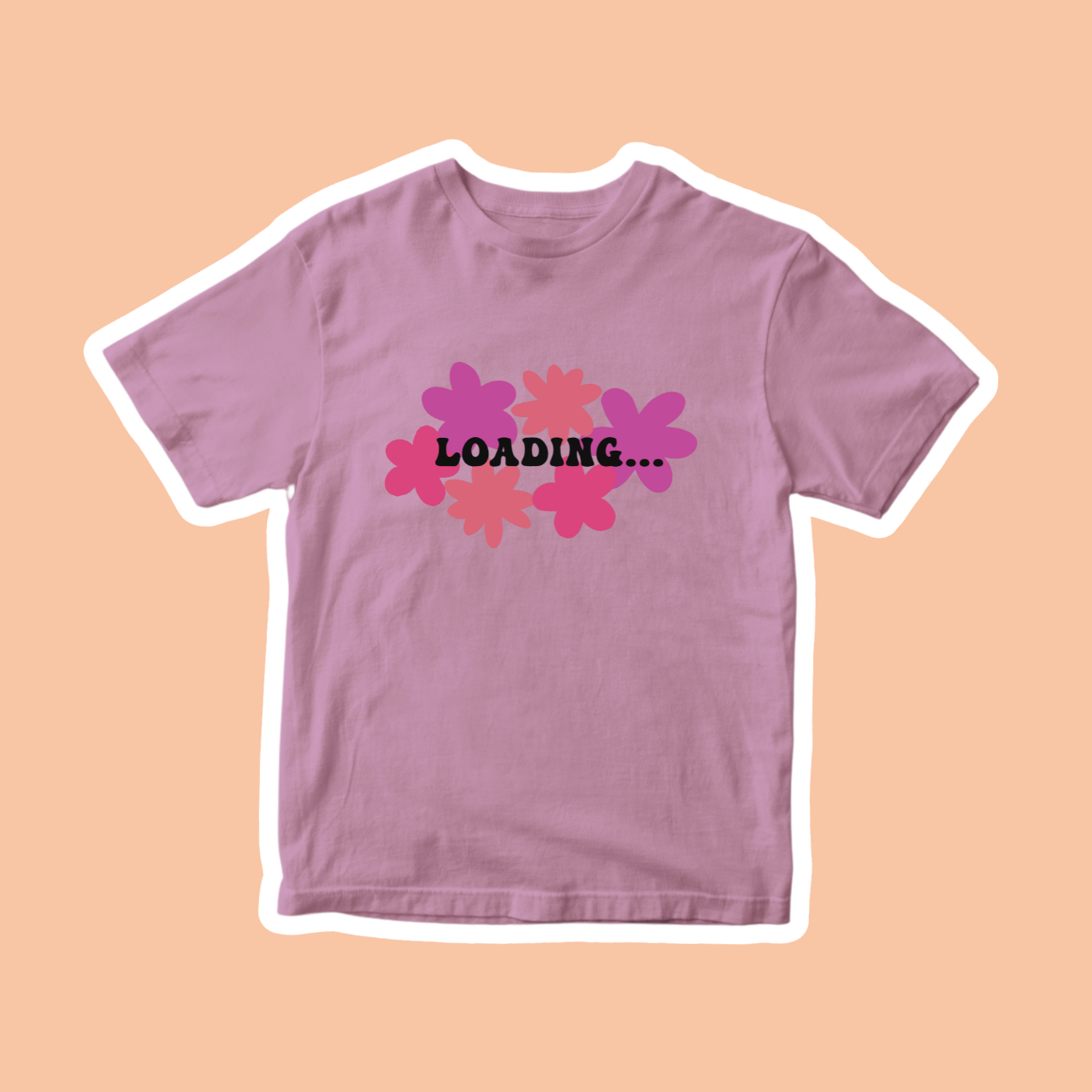 Flower Burst T-shirt ☆ Loading Cosy Vibes