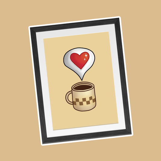 Coffee Lover A5 Print ☆ Stardew Valley