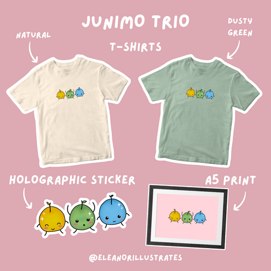 Junimo Trio Holographic Sticker ☆ Stardew Valley Stickers