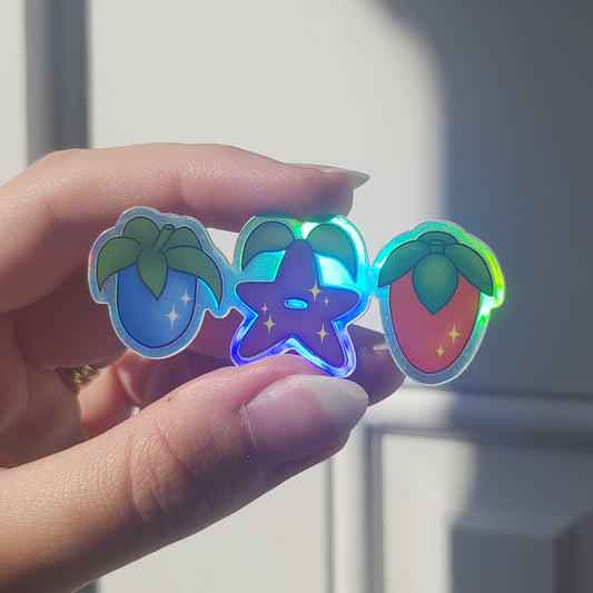 Fruits of the Valley Holographic Sticker ☆ Stardew Valley Stickers